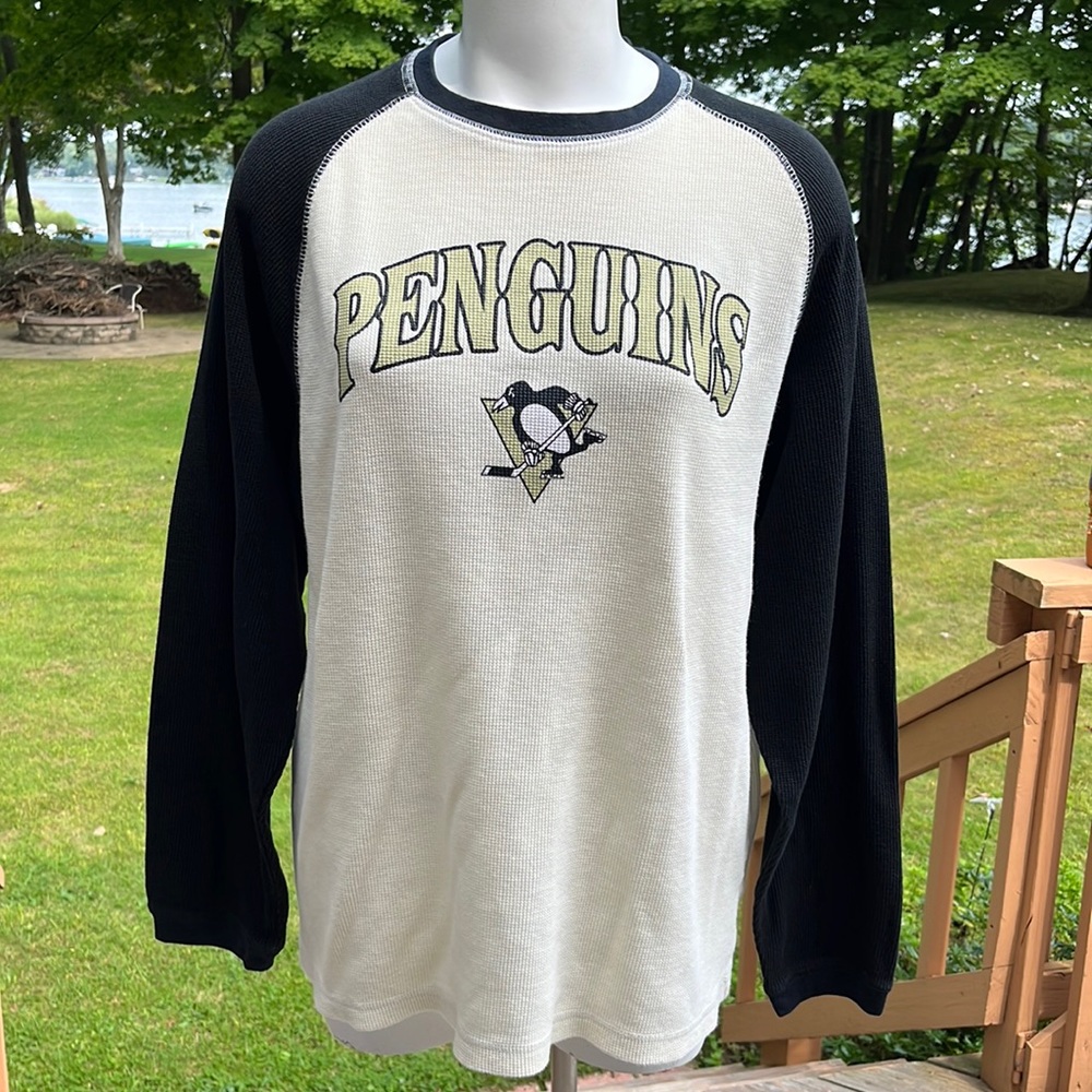 NHL baseball-cut Penguins waffle jersey XL
